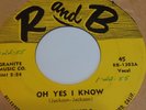 The Jewels 45 - Oh Yes I Know / A Fool In Paradise.  R and B Records #RB-1303