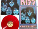 Kiss Creatures Of The Night Red Smoke Colored Vinyl With Poster