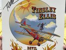 Tinsley Ellis - Devil May Care -SIGNED / AUTOGRAPHED vinyl record LP