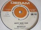 very rare mod - beverley - happy new year - deram 7