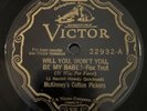 E++ VICTOR 22932- Mckinneys Cotton Pickers - Will You Won’t You Be My Babe