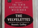 NORTHERN SOUL - THE VELVELETTES Signed, Weekender Programme, Motown Legends