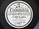 Lecuona Cuban Boys La Conga de Jaruco French 78RPM Columbia DF 2091