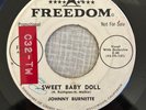 Rockabilly 45 Johnny Burnette - Sweet Baby Doll FREEDOM