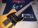 bruce SPRINGSTEEN autograph FENDER guitar tele signed live ticket concert 2023