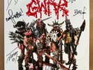 GWAR Scumdogs of the Universe Signed Grey Marble Vinyl Record LP Autograph Rare