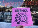 BLINK-182 Band Signed One More Time Coke Bottle Clear Vinyl Record Fingerprints