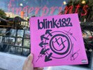 BLINK-182 Band Signed One More Time Coke Bottle Clear Vinyl Record Fingerprints