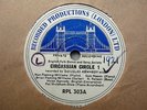 ENGLISH FOLK DANCE AND SONG SOCIETY - Circassian Circle 78 rpm disc (A+)