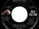Northern Soul - The Cavaliers - Hold to my baby - original US RCA Victor label