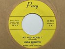 RARE ROCKABILLY - Linda Burnette - My Old Model T / Rattle Bones Rock (Perry)