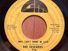 DEE EDWARDS   Why Can't There Be Love   GM   Northern Soul Funk 45
