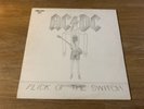 AC/DC Flick Of The Switch LP Vinyl 1983 (Bajando El Switch) RARE Mexican Press