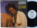 LORRAINE JOHNSON The More You Want LP on Prelude