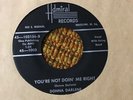 45 RPM Donna Darlene ADMIRAL 1003 You're Not Doin me Right W VA ROCKABILLY M-