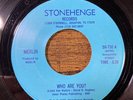 Unknown TX Private Femme Psychedelic Prog 45 MERLIN Who Are You on STONEHENGE