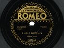 78 BLUES   BUDDY MOSS  Romeo 5273  V+   B and O Blues No.2 / Best Gal