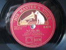 78rpm COMEDIAN HARMONISTS - TEA FOR TWO / WHISPERING - Schellackplatte