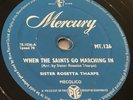 SISTER ROSETTA THARPE-SAINTS GO MARCHING/CAIN'T NO GRAVE-UK 1956 Shellac 78 (NM)