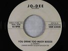 R&B Jump Blues Popcorn 45 - Jimmie Raney - You Drink Too Much - Jo-Dee - rare