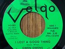 GWEN OWENS - I Lost A Good Thing VELGO NORTHERN SOUL 45 RARE