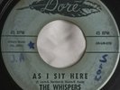 60's SOUL 45 HEAR The Whispers AS I SIT HERE 1965 Dore VG+