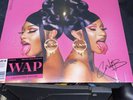 Cardi B Signed WAP Limited Edition PINK LP Vinyl Autograph Megan Thee Stallion