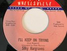 SILKY HARGRAVES RARE DETROIT  N SOUL I'll Keep On Trying WHEELSVILLE LABEL #116