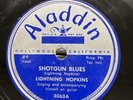 Blues-78 RPM-Lightning Hopkins-Shotgun Blues/Rollin' Blues-Aladdin 3063-V++