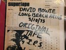 David Bowie Live Long Beach Arena 3/10/73 Wizardo 2 Acetate Set