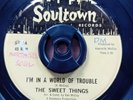 THE SWEET THINGS  I'M IN A WORLD OF TROUBLE SOULTOWN RECORDS NORTHERN SOUL