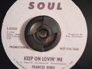 FRANCES NERO KEEP ON LOVIN ME SOUL RECORDS  NORTHERN SOUL PROMO
