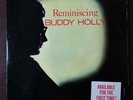 BUDDY HOLLY vinyl LP record REMINISCING rare CORAL crl 57426 mono HYPE sticker