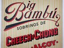 Cheech & Chong ‎– Big Bambú Vinyl, LP 1972 Ode Records With Rolling Papers