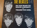 BEATLES VEE JAY PICTURE SLEEVE 45 DO YOU WANT TO KNOW A SECRET 60'S ROCK  VG/VG
