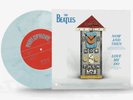 THE BEATLES - NOW AND THEN Blue White Marble 7'' Vinyl Exclusive Limited Edition