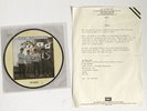 THE BEATLES HELP  7” PICTURE DISC SINGLE VINYL WITH EMI RECORDS PRESS RELEASE