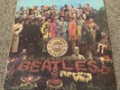 RARE PATENTS PENDING Beatles Sgt Pepper UK LP -1/-1  mono 1st press PMC 7027 VG