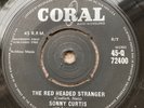 SONNY CURTIS EX+ The Red Headed Stranger / Talk About My Baby UK CORAL Crickets