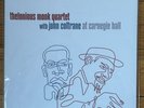 Thelonious Monk w/John Coltrane At Carnegie Hall 1st Press 200g Mono 2005 LP EX