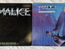 Pair of Vintage Malice In the Beginning Promo & License to Kill  LP Vinyl