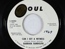 Funk 45 - Barbara Randolph - Can I Get A Witness - Soul - VG+ promo