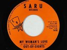 Northern Soul 45 - Out-Of-Sights - My Woman's Love - Saru
