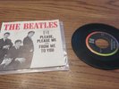 The Beatles Please Please Me Vintage 45 Vee Jay Label VJ-581 with Picture Sleeve
