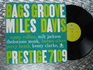 Miles Davis    Bags Groove   Japanese Vinyl LP    1974 Prestige  LPR-8865