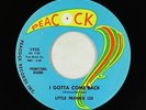 Northern Soul 45 - Little Frankie Lee - I Gotta Come Back - Peacock