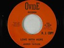 Northern/Sweet Soul 45 - James Taylor - Love With Hope - Ovide - VG++