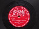 Lightning Hopkins blues 78 Beggin' you to stay bw Bad luck and trouble on RPM