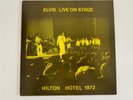 Elvis Presley Live on Stage Hilton Hotel 1972 Vinyl Record Rare