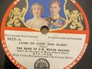 Rex 9025 record 78RPM Band HM Welsh Guards coronation bells land of hope glory